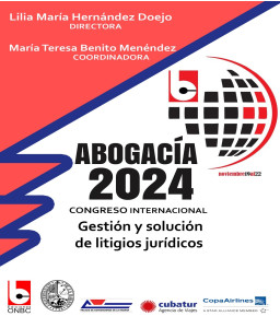 Abogacía 2024. Congreso internacional. Gestión y solución de litigios jurídicos